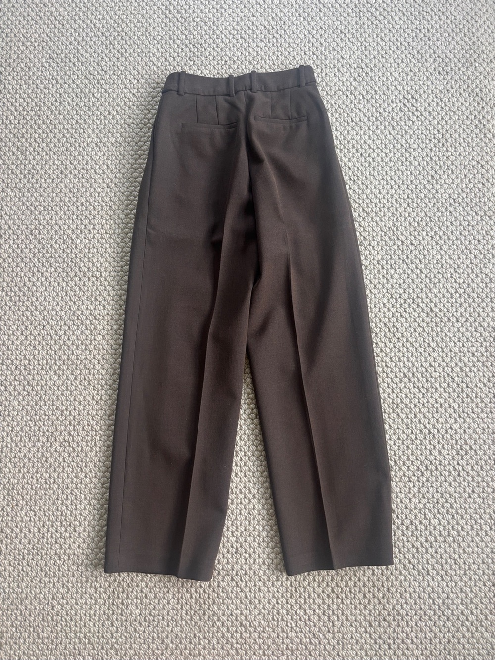 Babaton Chocolate Brown Pleated Trousers - Picture 2 of 4
